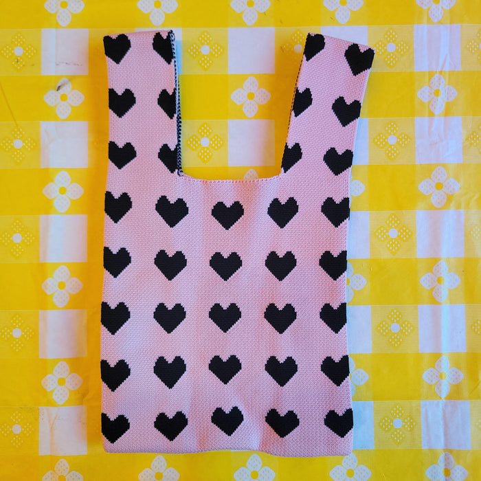 Pink & Black Heart