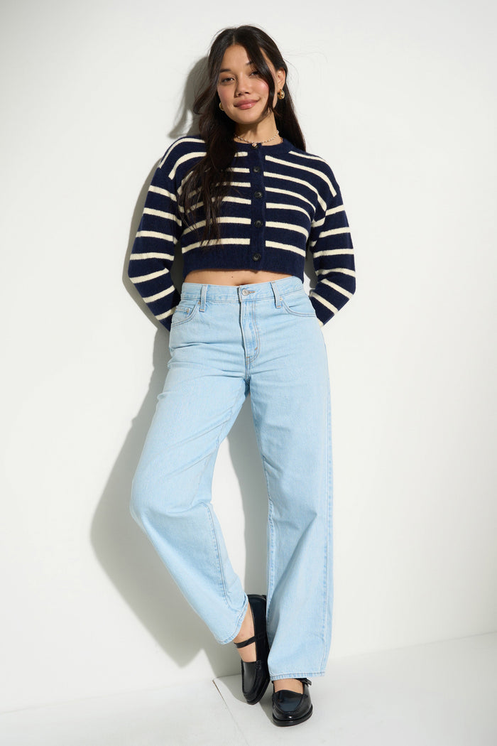 Callahan Knitwear - Fiona Cardigan - Navy -