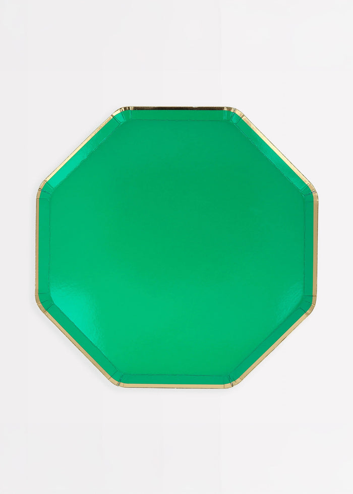 Meri Meri - Fir Tree Green Side Plates -