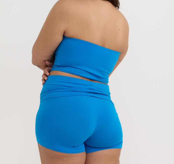 Organic Basics - Flex Tube Top - Azure Blue -
