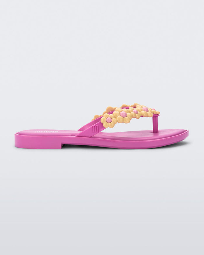 Melissa - Flip Flop Spring - Lilac/Yellow -