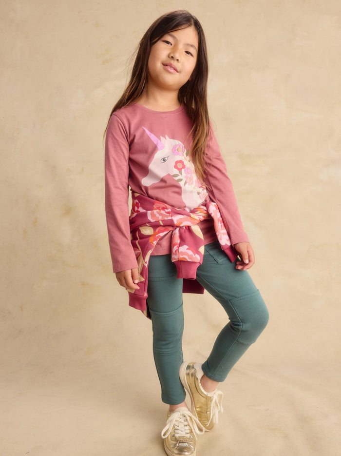 Floral Unicorn Graphic Tee