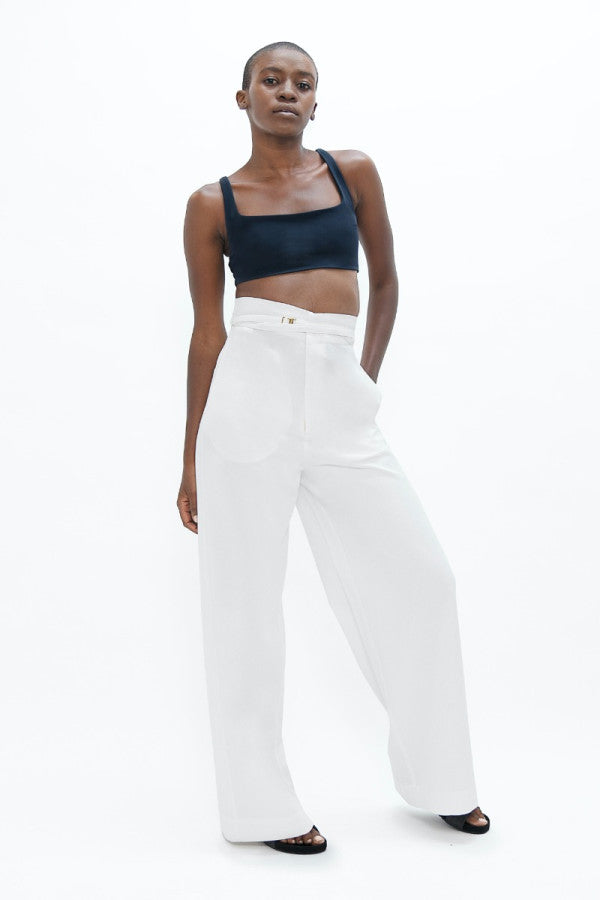 1 People - Florence Pants - White Dove -