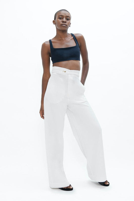 1 People - Florence Pants - White Dove -