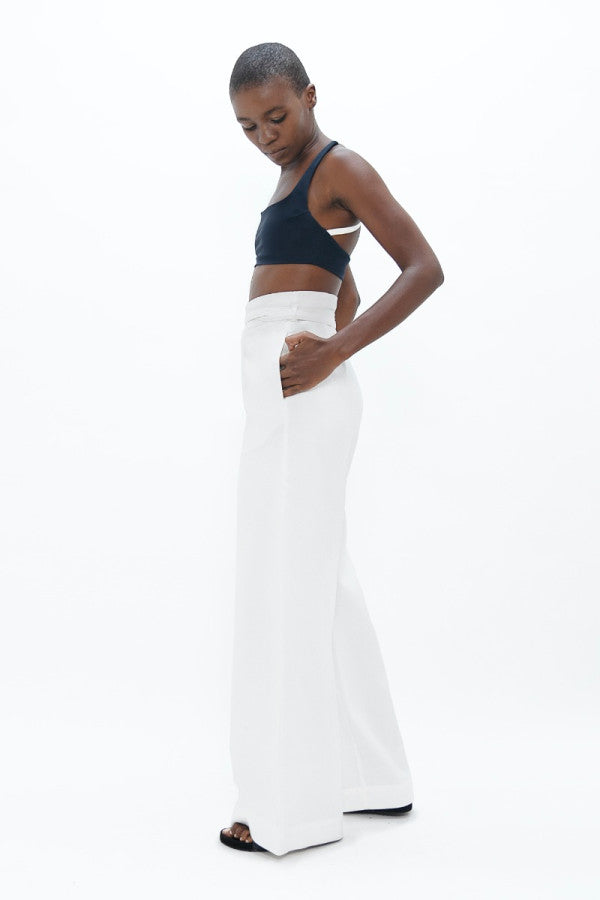1 People - Florence Pants - White Dove -