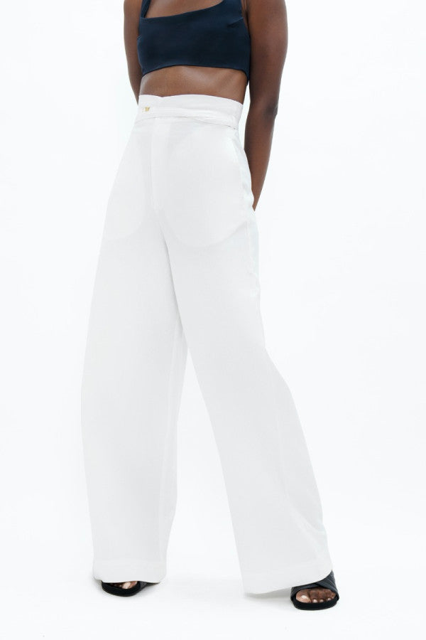 1 People - Florence Pants - White Dove -