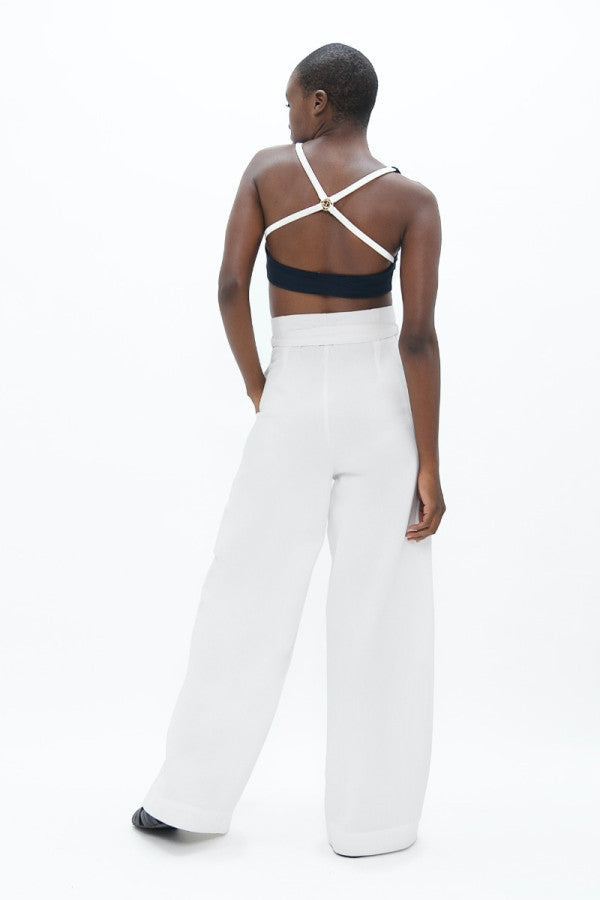 1 People - Florence Pants - White Dove -