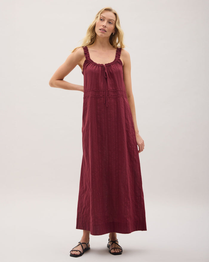 Richer Poorer - Florence Sundress - New Maroon - NEW MAROON