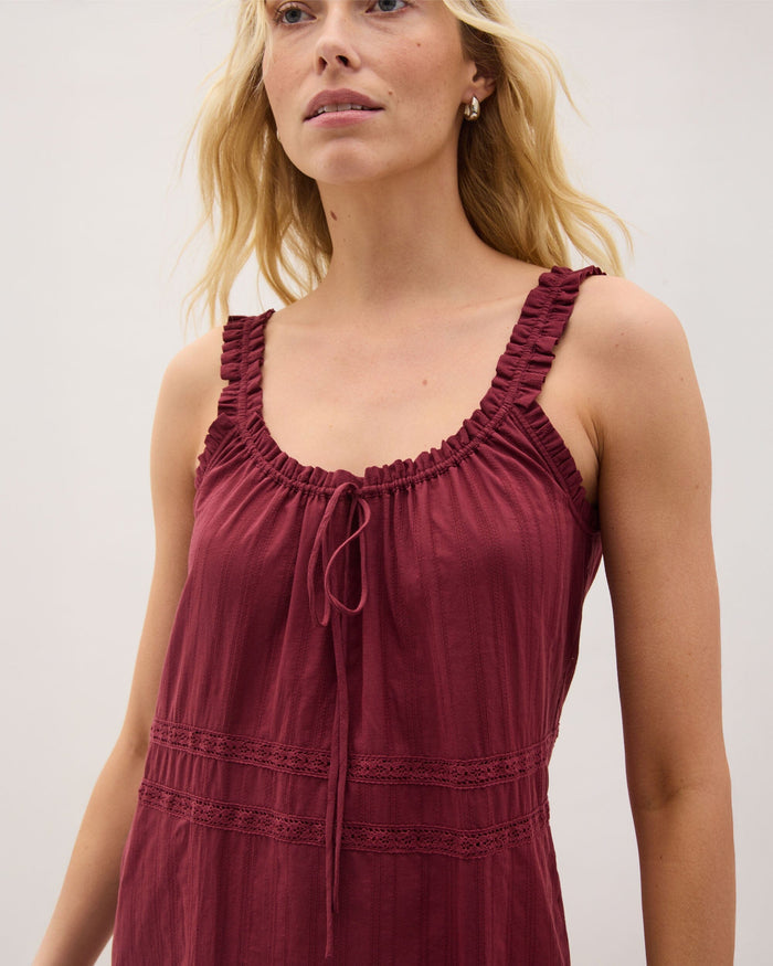 Richer Poorer - Florence Sundress - New Maroon -