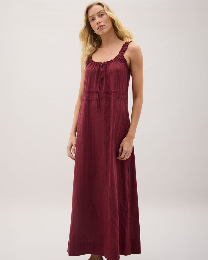 Richer Poorer - Florence Sundress - New Maroon -