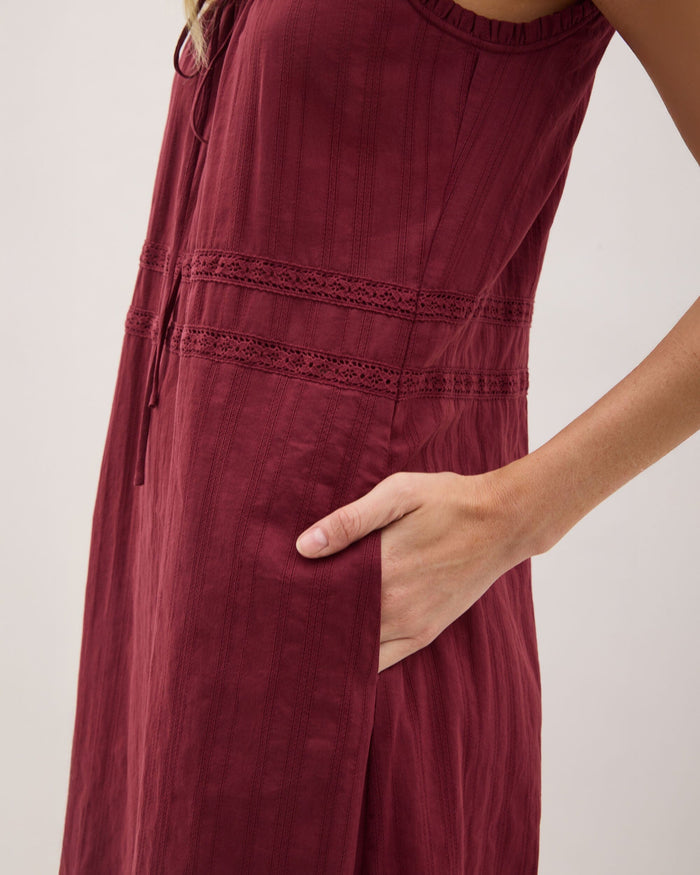 Richer Poorer - Florence Sundress - New Maroon -