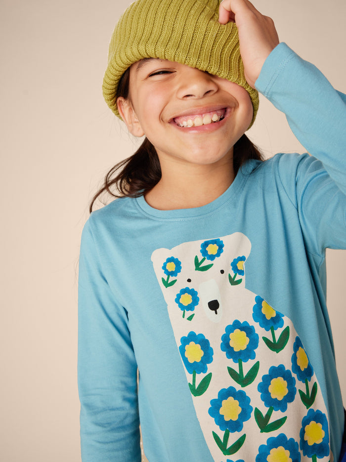 Flower Bear Graphic Tee