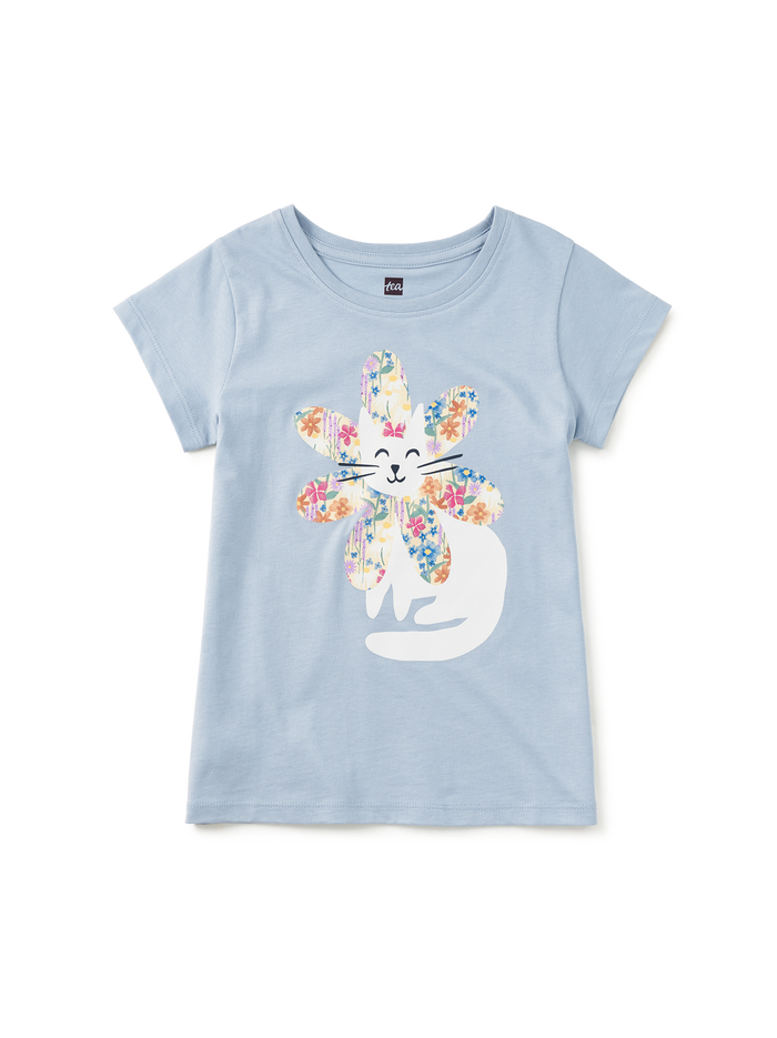 Flower Cat Graphic Tee