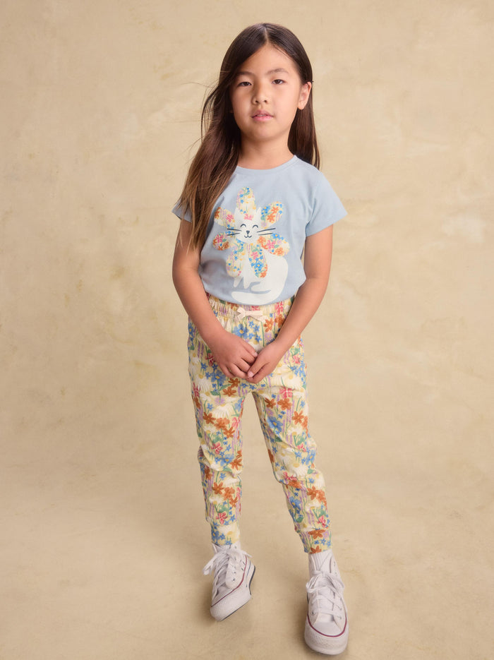 Flower Cat Graphic Tee