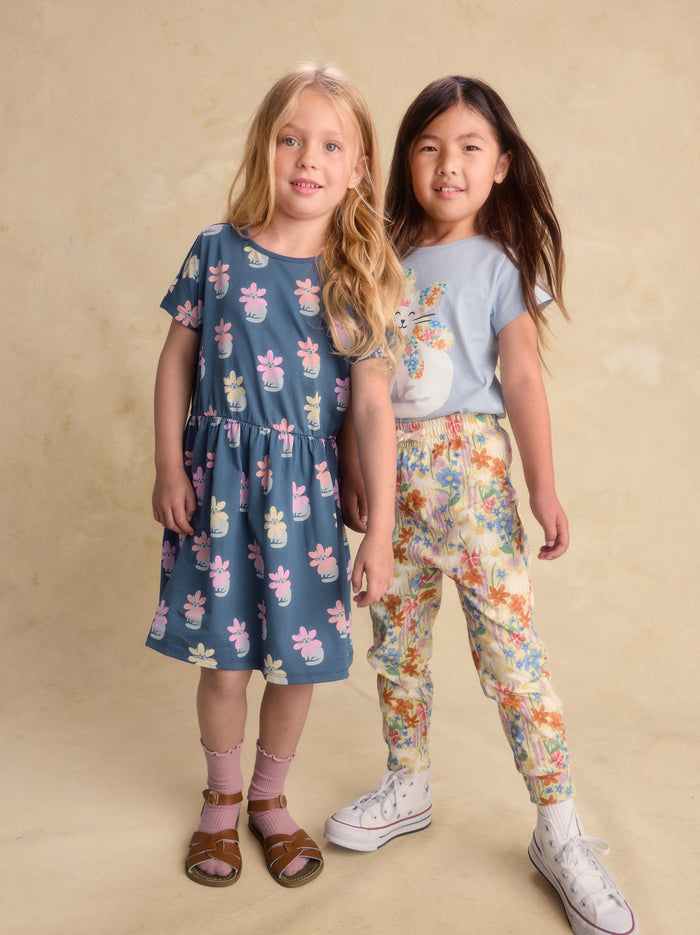Flower Cat Graphic Tee