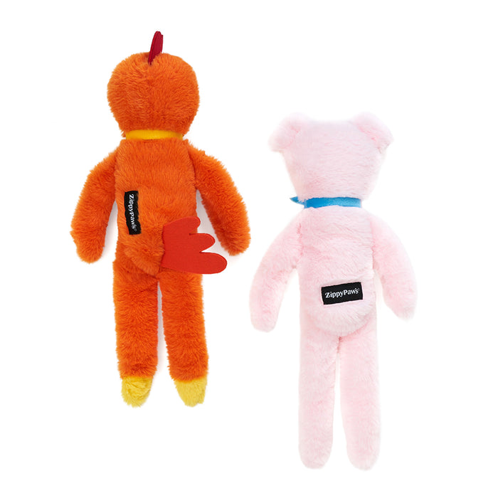 Zippy Paws - Fluffy Peltz - Chicken and Pig -