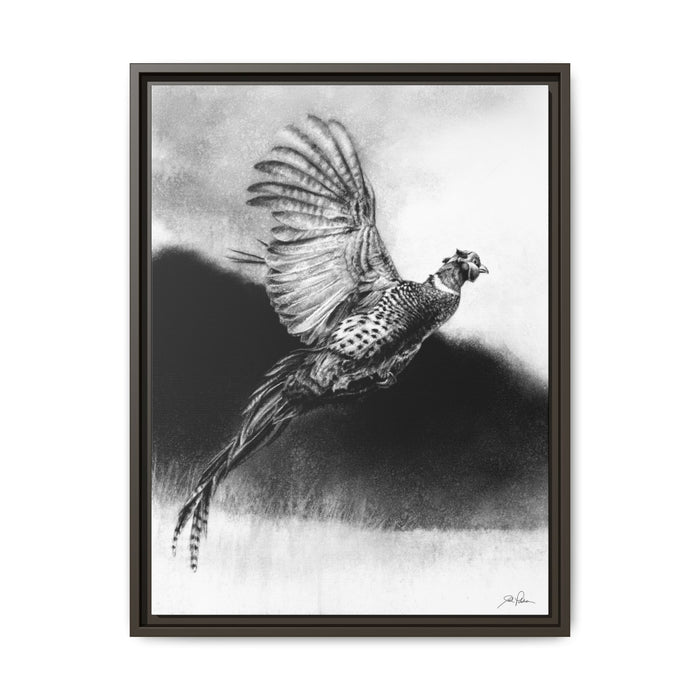 "Flushed" Framed Canvas