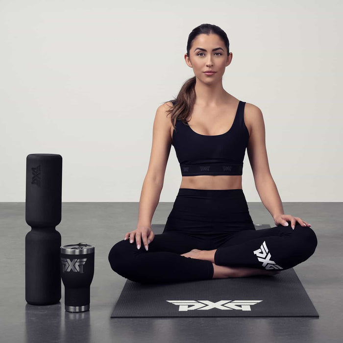 PXG black foam roller with a black PXG logo on a white background