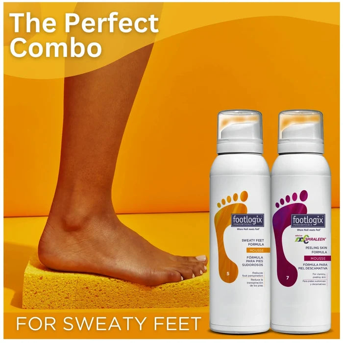 Footlogix Sweaty Feet Formula Mousse, 125 ml Footlogix