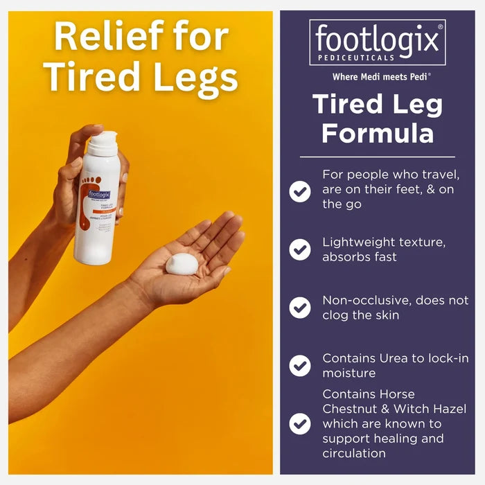 Footlogix Tired Leg Formula Mousse, 125 ml Footlogix