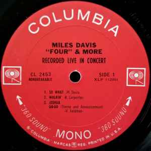 'Four' & More (Recorded Live In Concert) (1966 MONO Press)