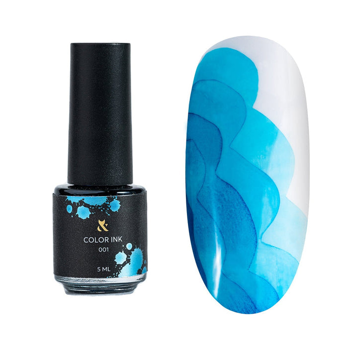 F.O.X Color Ink Blue 001, 5 ml Color Ink F.O.X