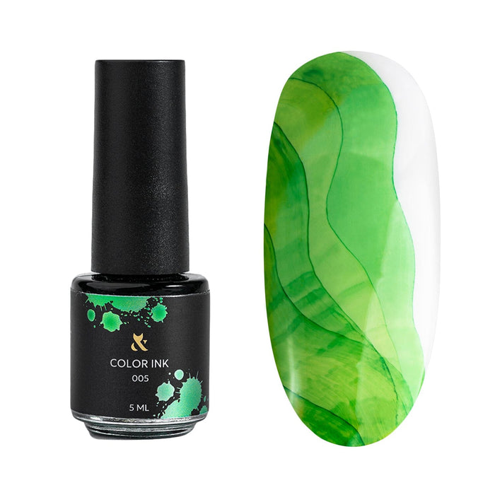 F.O.X Color Ink Green 005, 5 ml Color Ink F.O.X