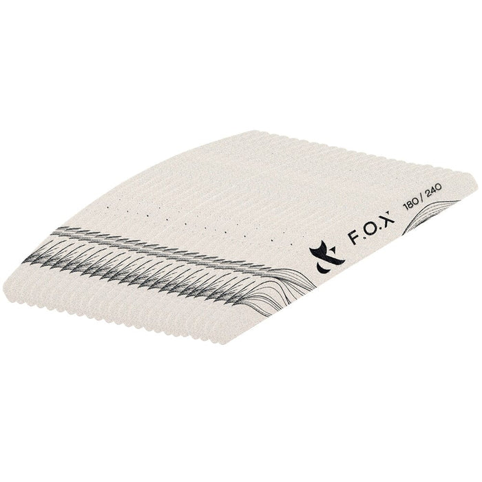 F.O.X Crescent Nail File w soft interlayer, 180/240 grit, set of 25 pcs Nail file F.O.X