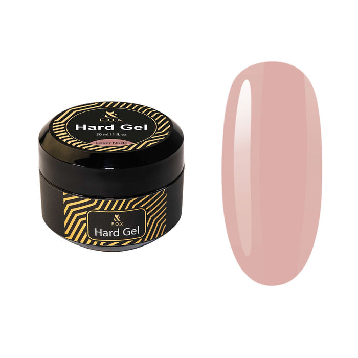 F.O.X Hard Gel Cover Nude, 30 ml builder gel F.O.X