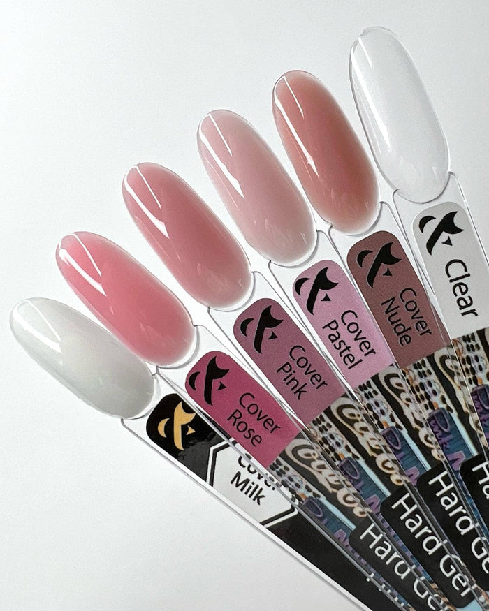 CLEARANCE: F.O.X Hard Gel Cover Milk, 15 ml builder gel F.O.X