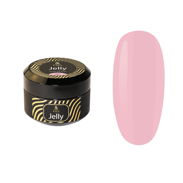 F.O.X Jelly Cover Peach Pink, 15 ml Jelly gel F.O.X