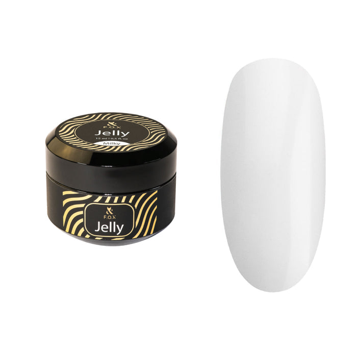 F.O.X Jelly Milky, 15 ml builder gel F.O.X