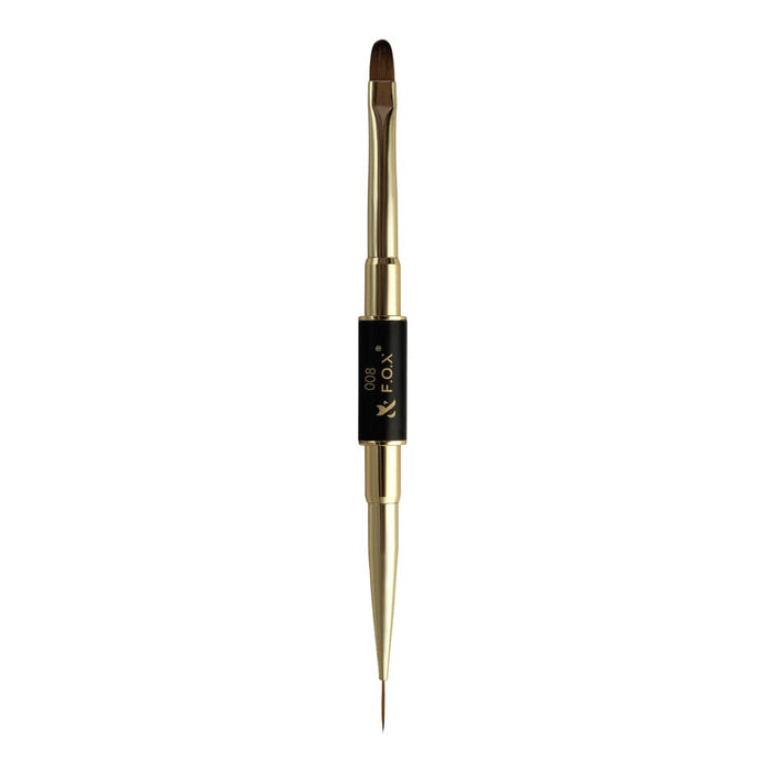 F.O.X Nail Art Double Brush 008 (oval + liner) Brushes F.O.X
