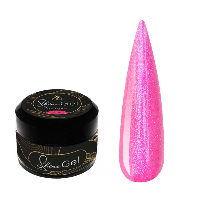 F.O.X Shine Gel Pink, 15 ml Shine Gel F.O.X