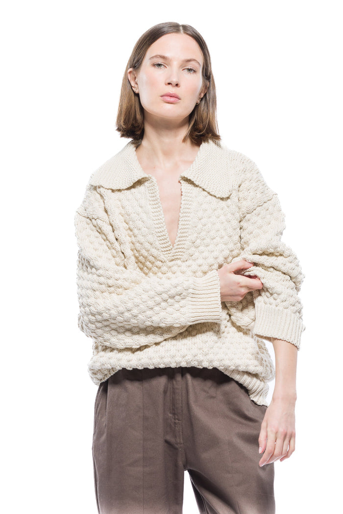 Toit Volant - Francois Sweater Natural - Oatmeal -