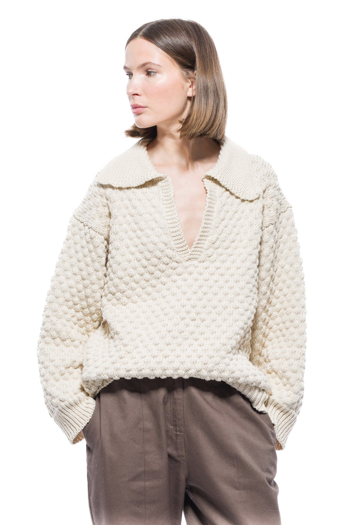 Toit Volant - Francois Sweater Natural - Oatmeal -