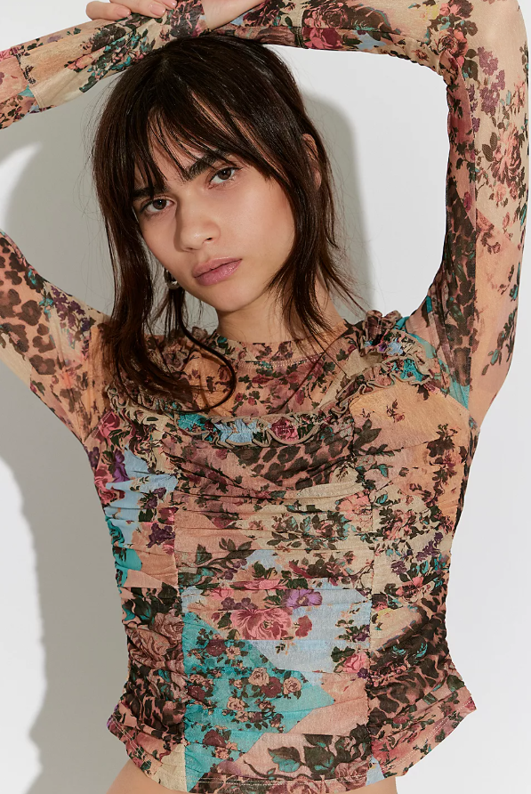 Free People Ariana Long Sleeve Top