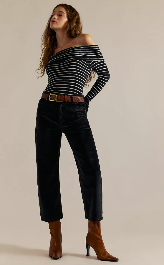 Free People Deep Trance Cord in Deep Sea