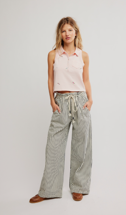 Free People Pepper Knit Polo