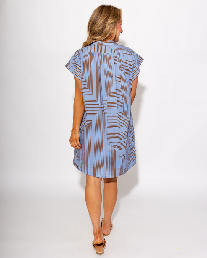 Geometric Print Mini Dress