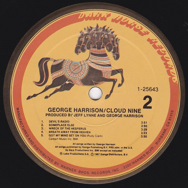 George Harrison - Cloud Nine (LP) [US] 1st