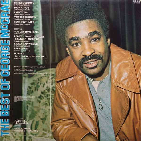 George McCrae - The Best Of George McCrae (1975 Compilation)
