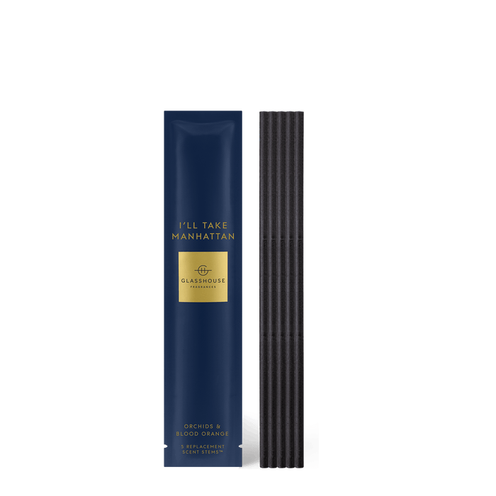 Glasshouse Fragrance fragrance I'll Take Manhattan - *LAST ONES* Glasshouse 5 Replacement Scent Stems