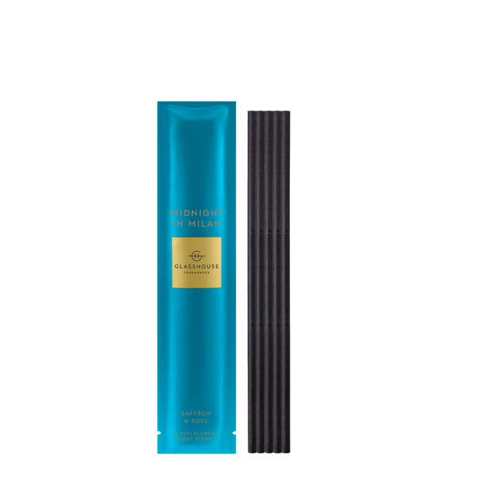 Glasshouse Fragrance fragrance Midnight in Milan Glasshouse 5 Replacement Scent Stems