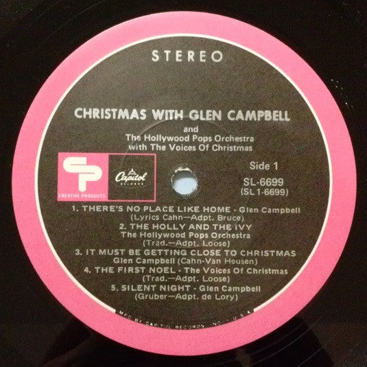 Glen Campbell - Christmas With Glen Campbell (LP) [US] 1st (Very Good Plus (VG+))