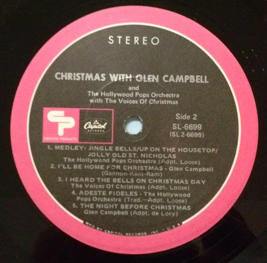 Glen Campbell - Christmas With Glen Campbell (LP) [US] 1st (Very Good Plus (VG+))