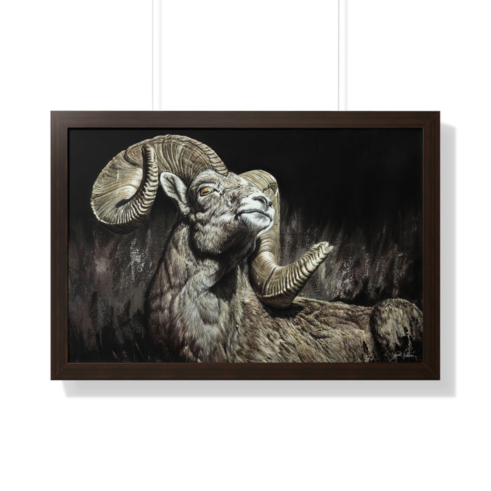 "Golden Eye" Framed Paper Print