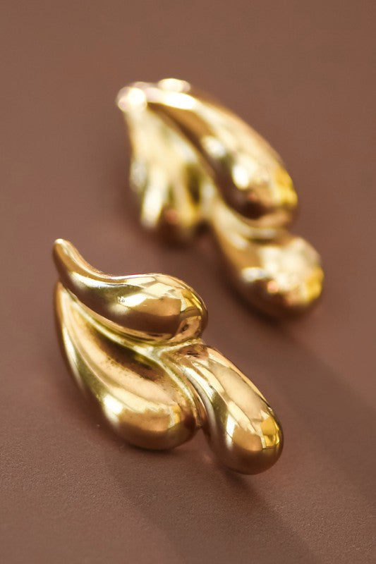 Golden Impact Earrings