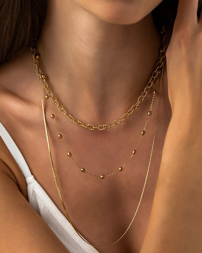 Golden Love Layered Necklace