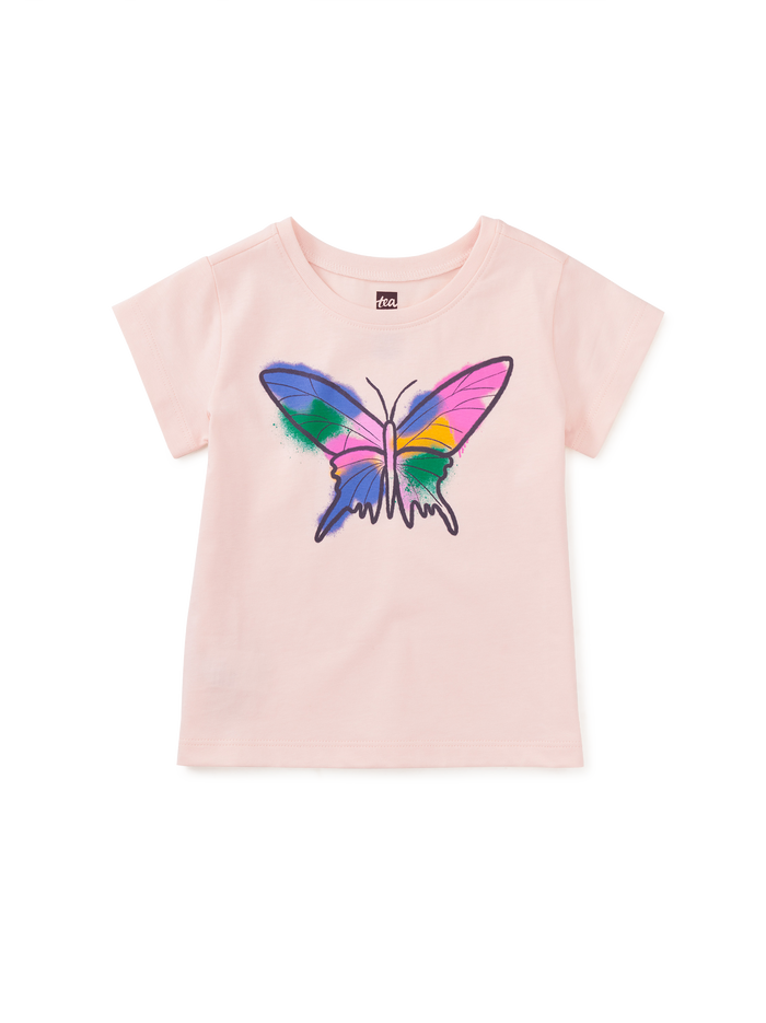 Grafitti Butterfly Graphic Tee